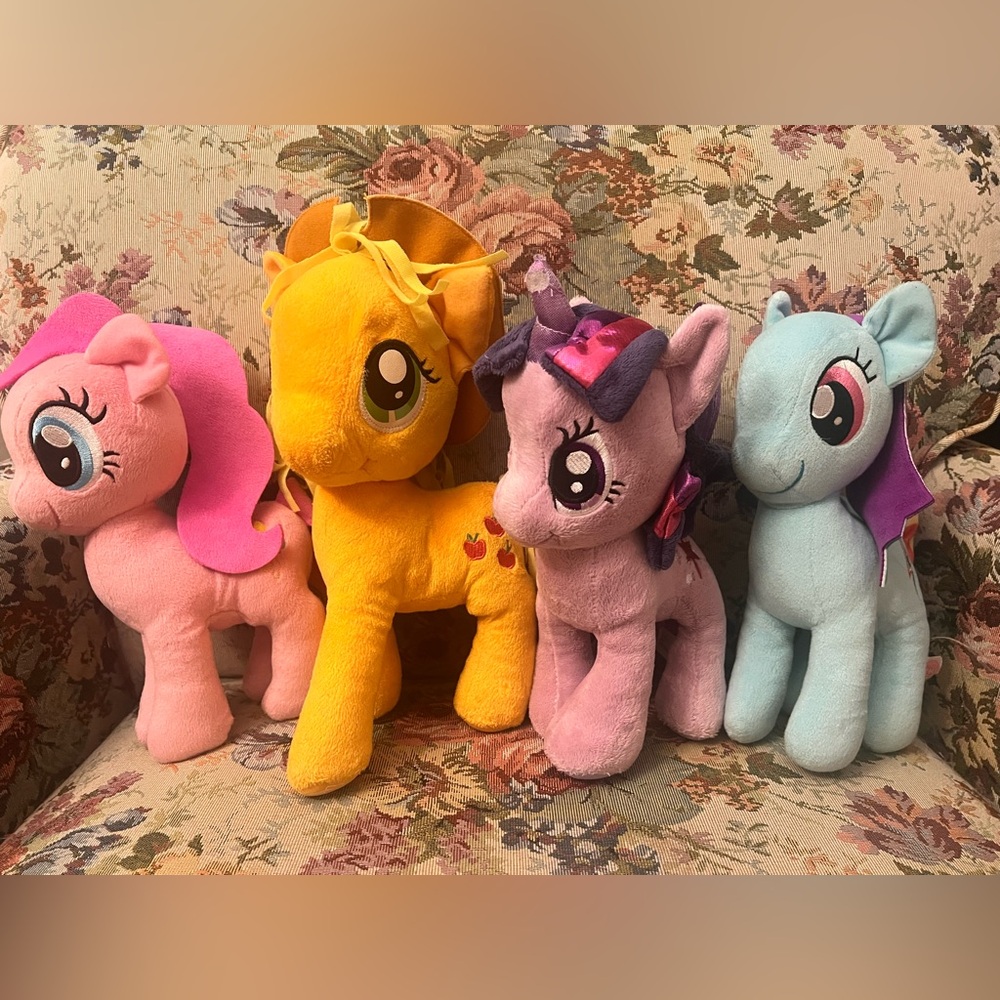Lot of 4 My Little Pony Plushies